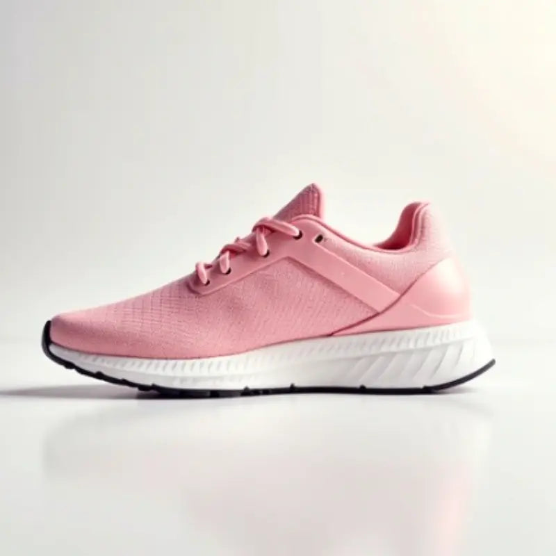 Girls Soft Pink Lightweight Breathable Running Shoes
